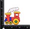 Colorful Childrens Choo Choo Train Engine Embroidered, Iron on Patch